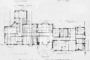 Schloss Bockstadt: Grundriss Obergeschoss, Karl Behlert, ca. 1900 (Quelle: Staatsarchiv Meiningen, 4-98-0500-Hofbauamt-Pläne)